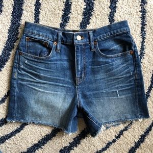 Madewell High-Rise Denim Cut-Off Shorts